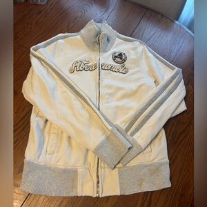 VTG Y2K Abercrombie & fitch men's XL heavyweight jacket distressed logo